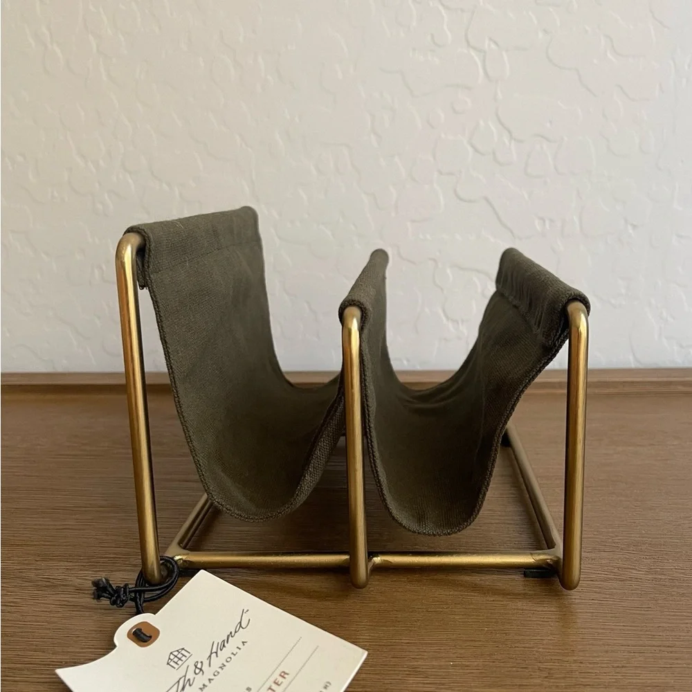 Brass & Canvas Mail Organizer - Hearth & Hand with Magnolia